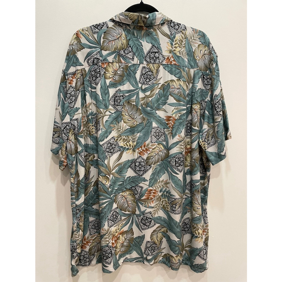 Campia Easy Care Multicolour Hawaiian Vacation Camp Casual Camp Shortsleeve XXL - Picture 8 of 11